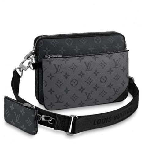 m69443 lv|Louis Vuitton Trio Messenger Monogram Eclipse .